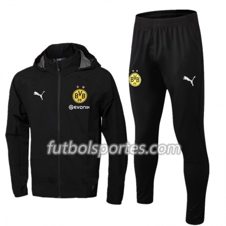 Borussia Dortmund Chaqueta de entrenamiento traje Windrunner Negro 2018/2019